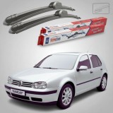 Cumpara ieftin Ștergătoare Volkswagen Golf 4 5 Uși 1997-2002 | Set Față Flat &ndash; TeamCar&reg;
