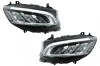 Faruri Full LED Mercedes Sprinter W907 Halogen (2019-2023) Negru Performance AutoTuning, KITT