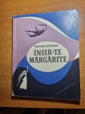 carte pentru copii - insir-te margarite - victor eftimiu - din anul 1967