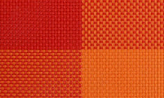 Suport farfurii din PVC 45x33 xm, culoare orange foto