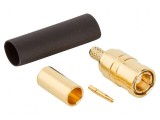 Conector SMB soclu mamă drept 50&Omega; pentru lipire și crimpare pe cablu