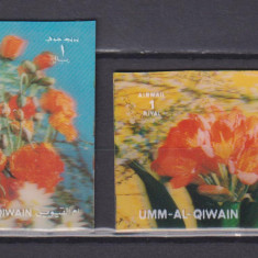 UMM AL QIWAIN FLORA 1972 MI. 3D MNH