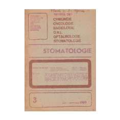 Stomatologia - Revista a societatii de stomatologie, Iulie-Aprilie 1989