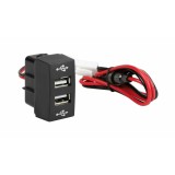 Priza dubla USB incorporabila 12/24V camion - Mercedes Garage AutoRide