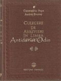 Cumpara ieftin Culegere De Abrevieri In Limba Engleza - Constantin Popa, Andrei Bantas