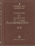 Culegere De Abrevieri In Limba Engleza - Constantin Popa, Andrei Bantas