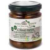 Masline Negre in Ulei de Masline fara Gluten Ecologice/Bio 180g