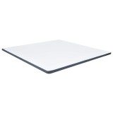 Cumpara ieftin Topper saltea de pat cu somiera, 200 x 200 x 5 cm moale mediu