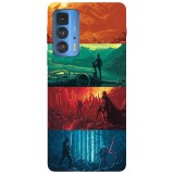 Husa compatibila cu Motorola Edge 20 model Starwars episodes, Silicon, TPU, Viceversa