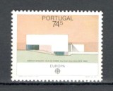 Portugalia.1987 EUROPA-Arhitectura moderna SE.700, Nestampilat