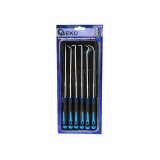 Set protectie zgarieturi manere usa din autocolant carbon 3D Orange PROT18.