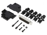 Conector D-Sub 25-Pin Tată Lipire Pe Cablu Gold Flash