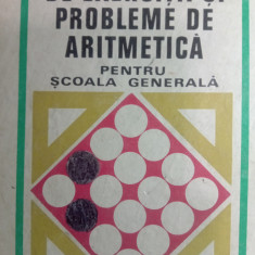 Culegere de exerciții și probleme de aritmetica,Victor i Iliescu,folosit 20 lei
