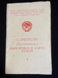 Proiectul Constituției U.R.S.S. (Legea Fundamentală) - Broșură istorică propaganda URSS 1977