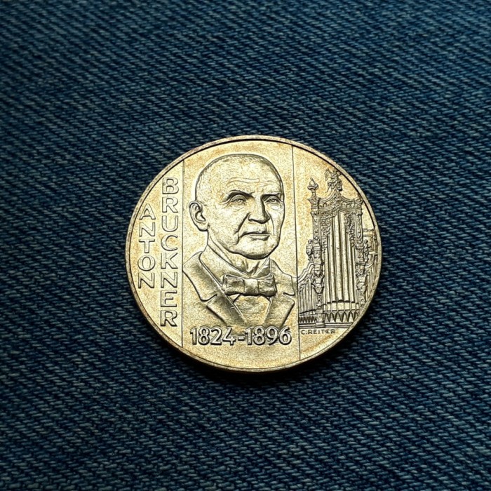 3n - 20 Schilling 1996 Austria / Anton Bruckner / comemorativa