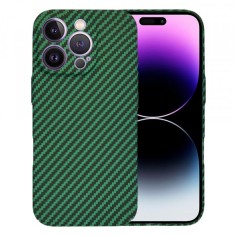 Husa pentru Apple iPhone 14 Pro Max, Techsuit, Carbonite FiberShell, Verde