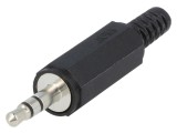 Conector Jack 3,5mm Mufă Tată Stereo Piste 3 Drept Pe Cablu