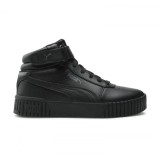 Puma Carina 2.0 Mid Jr Black- Black- 387376-01 387376-01-37.5