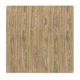 Set 10 placi tapet 3d, flippy, 70 x 70 cm, grosime 3 mm, din rasina, tip placi de lemn, suprafata acoperita 4.9 mp, maro deschis