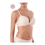Sutien cu push-up si cupa turnată, Conte Weekend RB0006, Pastel, 80B