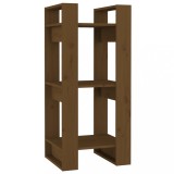 Cumpara ieftin Biblioteca/Separator camera maro miere, 41x35x91 cm, lemn masiv
