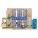 The Super Mario Galaxy Movie Diorama Gateway Galaxy si 2 mini figurine