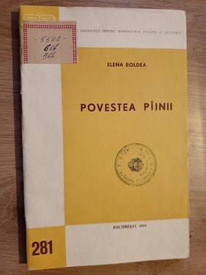 Povestea piinii- Elena Boldea