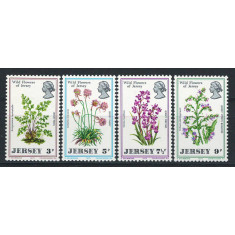 Jersey 1972 Mi 61/64 MNH - Flori salbatice