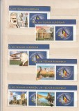 ROMANIA 2019 LP 2226 b LP 2226 a ROMANIA UN TEZAUR EUROPEAN SERIE CU VINIETA + BLOC DE 6 TIMBRE MNH NESTAMPILATE