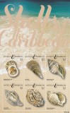 Antigua si Barbuda 2011 - Fauna , Scoici , Serie 6 valori , dantelate , MNH , Mi. 4912-4917 Kb