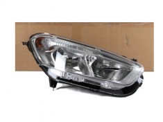 Far Ford Transit/Tourneo Courier, 04.2018-06.2024, montare fata, dreapta, H15+H7+LED; electric; rama argintie; cu motor; halogen, Ayfar