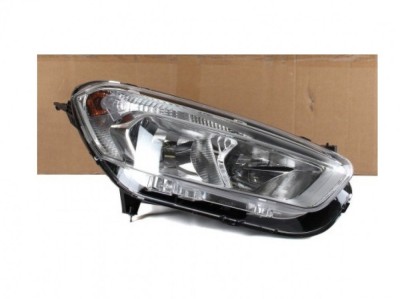 Far Ford Transit/Tourneo Courier, 04.2018-06.2024, montare fata, dreapta, H15+H7+LED; electric; rama argintie; cu motor; halogen, AYFAR foto