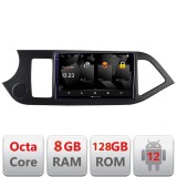 Navigatie Android Kia Picanto 2011-2015, 2K QLED, 8GB RAM, 128GB