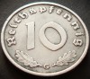Moneda istorica 10 REICHSPFENNIG - GERMANIA NAZISTA, anul 1941 G * cod 4221, Europa, Zinc