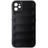 Husa tip capac spate silicon cauciucat negru pentru Apple iPhone 11