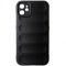 Husa tip capac spate silicon cauciucat negru pentru Apple iPhone 11