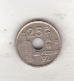 bnk mnd Spania 25 pesetas 1992