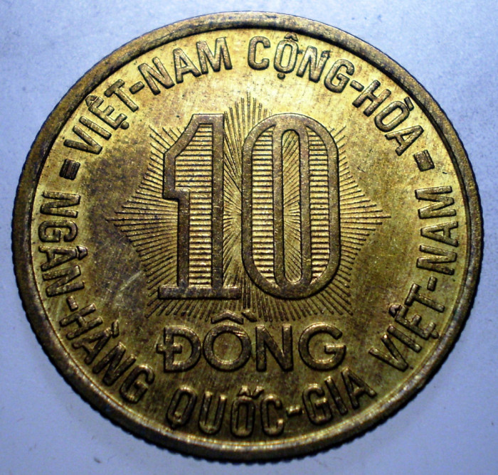 7.468 VIETNAM VIET NAM FAO 10 DONG 1974 XF