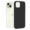 Husa pentru iPhone 15 Plus, Techsuit Soft Edge Silicone, Black