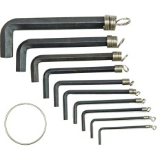 Set 10 chei hexagonale 1.5-10 mm VOREL