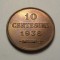 San Marino 10 Centesimi 1938 UNC Superba