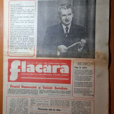 flacara 24 ianuarie 1980-orasul alexandria,unirea lui cuza,ziua lui ceausescu