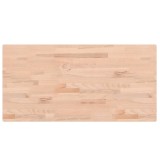 Cumpara ieftin Blat de baie, 100x50x4 cm, lemn masiv de fag