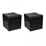 Set 2 taburete, Negru
