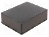 Carcasa ABS, 94mmx121mmx33mm, IP54, HAMMOND - 1591XXGBK