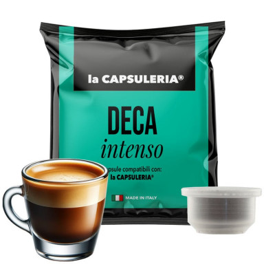 Cafea Deca Intenso, 10 capsule compatibile Capsuleria, La Capsuleria foto