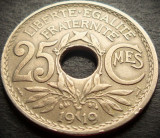 Moneda istorica 25 CENTIMES - FRANTA, anul 1919 * cod 1950