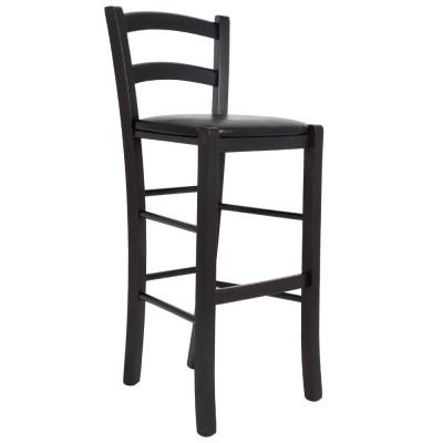 Scaun Paesana bar - cadru wenge - imitatie piele wenge - 21835 foto