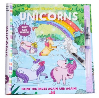 Magical Water Painting: Unicorns: Art Activity Book Books for Family Travel Kid&amp;#039;s Coloring Books (Magic Color and Fade) foto