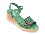 Cumpara ieftin Sandale FLAVIA PASSINI verzi, 10101, din piele naturala
